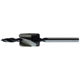 ø15 Proppborr m. 5 mm förborr. Borrar både till skruv och plugg.