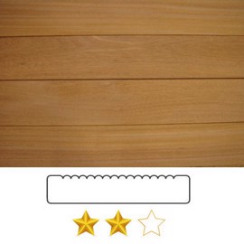 Bangkirai FSC® 21 x 145mm slät/små rillad